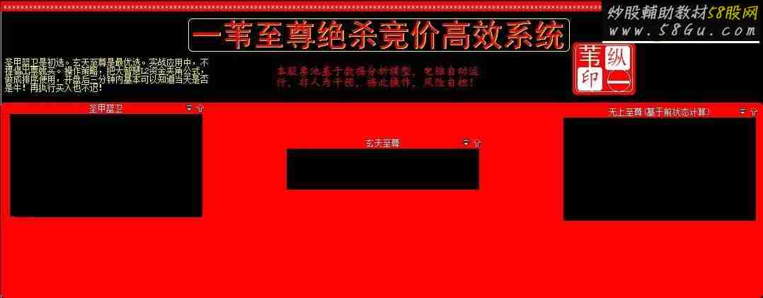 六六大顺!一苇至尊绝杀竞价高效系统(股票池)论坛精简优化版正式发布