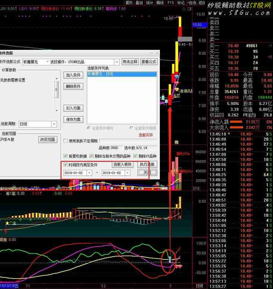 通达信斩龙屠魔（指标选股贴图）